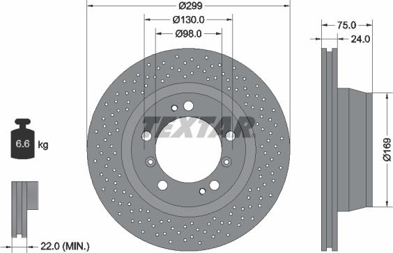 Textar 92100105 - Kočioni disk www.molydon.hr