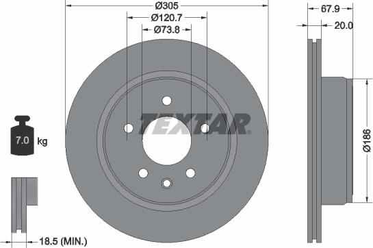 Textar 92139300 - Kočioni disk www.molydon.hr