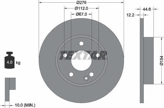 Textar 92131800 - Kočioni disk www.molydon.hr