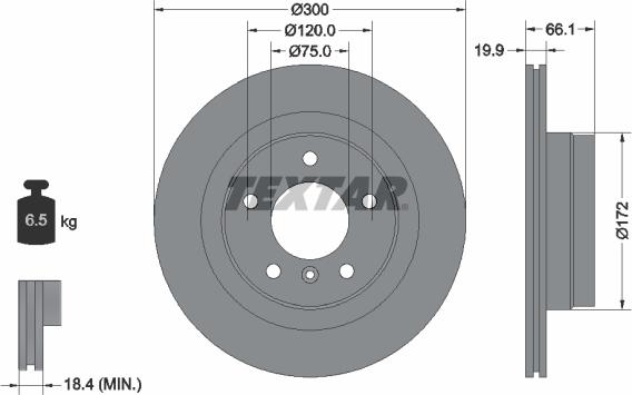 Textar 92133000 - Kočioni disk www.molydon.hr