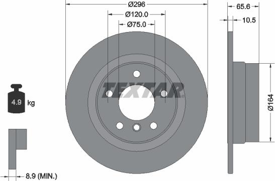 Textar 92133100 - Kočioni disk www.molydon.hr