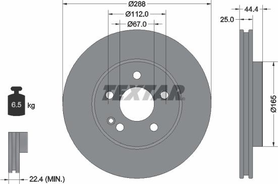 Textar 92132005 - Kočioni disk www.molydon.hr