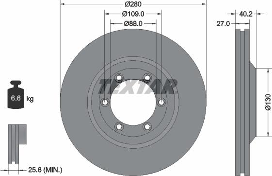 Textar 92174803 - Kočioni disk www.molydon.hr