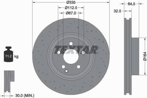 Textar 92171900 - Kočioni disk www.molydon.hr