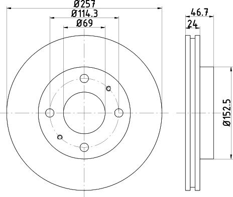 Textar 92173903 - Kočioni disk www.molydon.hr