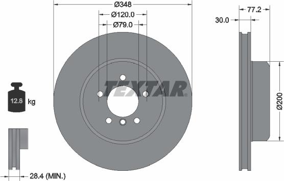 Textar 92310205 - Kočioni disk www.molydon.hr