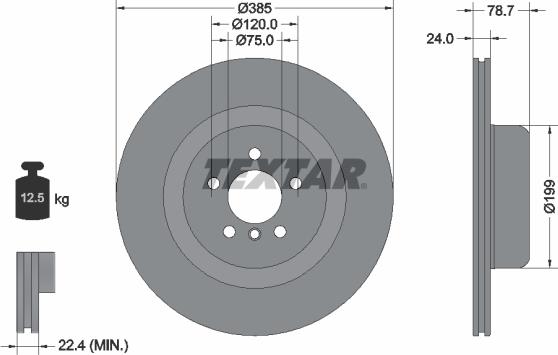 Textar 92311005 - Kočioni disk www.molydon.hr