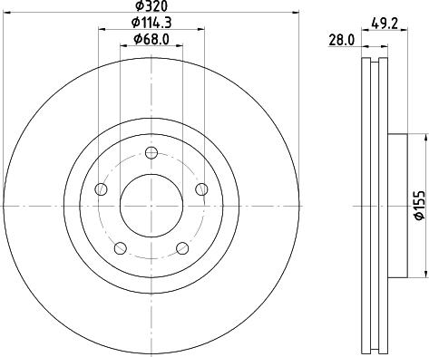 Textar 92321603 - Kočioni disk www.molydon.hr