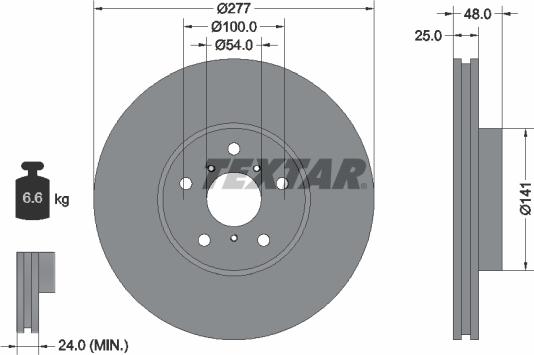 Textar 92240400 - Kočioni disk www.molydon.hr