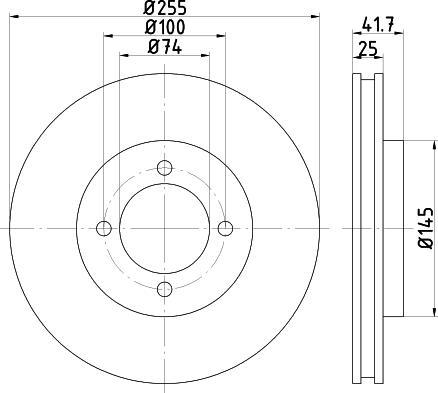 Textar 92263703 - Kočioni disk www.molydon.hr