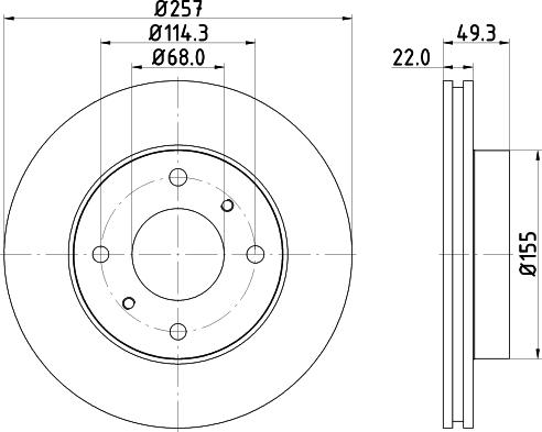 Textar 92289503 - Kočioni disk www.molydon.hr