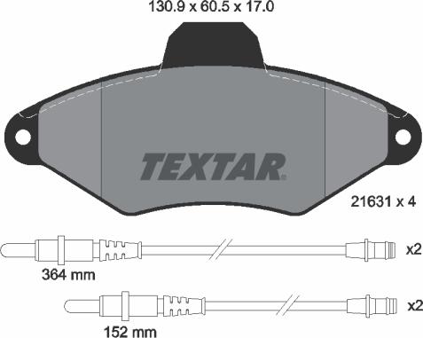 Textar 89003300 - Komplet kočnica, disk-kočnica www.molydon.hr