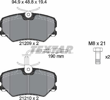 Textar 89010400 - Komplet kočnica, disk-kočnica www.molydon.hr