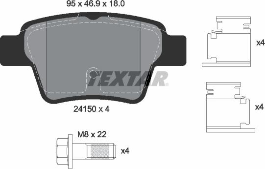 Textar 89017700 - Komplet kočnica, disk-kočnica www.molydon.hr