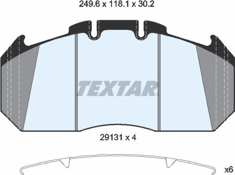 Textar 2913111 - Komplet Pločica, disk-kočnica www.molydon.hr