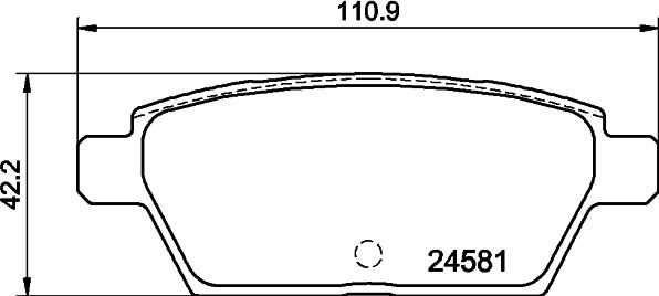 Textar 2458106 - Komplet Pločica, disk-kočnica www.molydon.hr