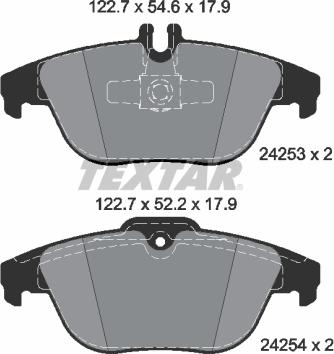 Textar 2425381 - Komplet Pločica, disk-kočnica www.molydon.hr