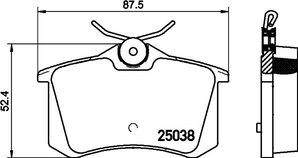 Textar 2503801 - Komplet Pločica, disk-kočnica www.molydon.hr