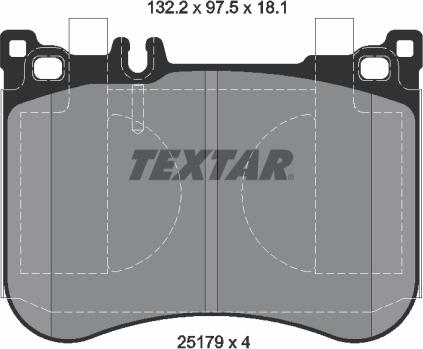 Textar 2517901 - Komplet Pločica, disk-kočnica www.molydon.hr