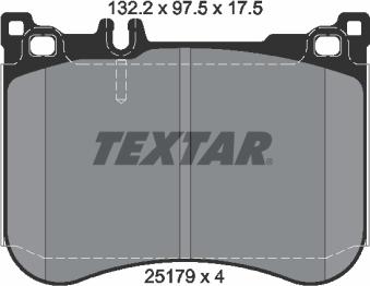 Textar 2517903 - Komplet Pločica, disk-kočnica www.molydon.hr