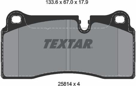 Textar 2581401 - Komplet Pločica, disk-kočnica www.molydon.hr