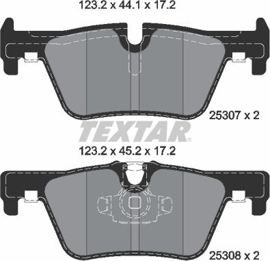 Textar 2530701 - Komplet Pločica, disk-kočnica www.molydon.hr