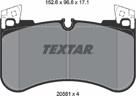 Textar 2058101 - Komplet Pločica, disk-kočnica www.molydon.hr