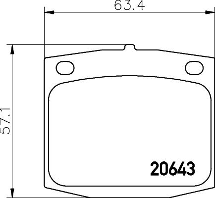 Textar 2064301 - Komplet Pločica, disk-kočnica www.molydon.hr