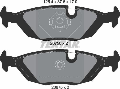 Textar 2067502 - Komplet Pločica, disk-kočnica www.molydon.hr