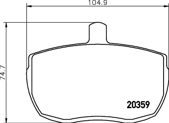 Textar 2035905 - Komplet Pločica, disk-kočnica www.molydon.hr