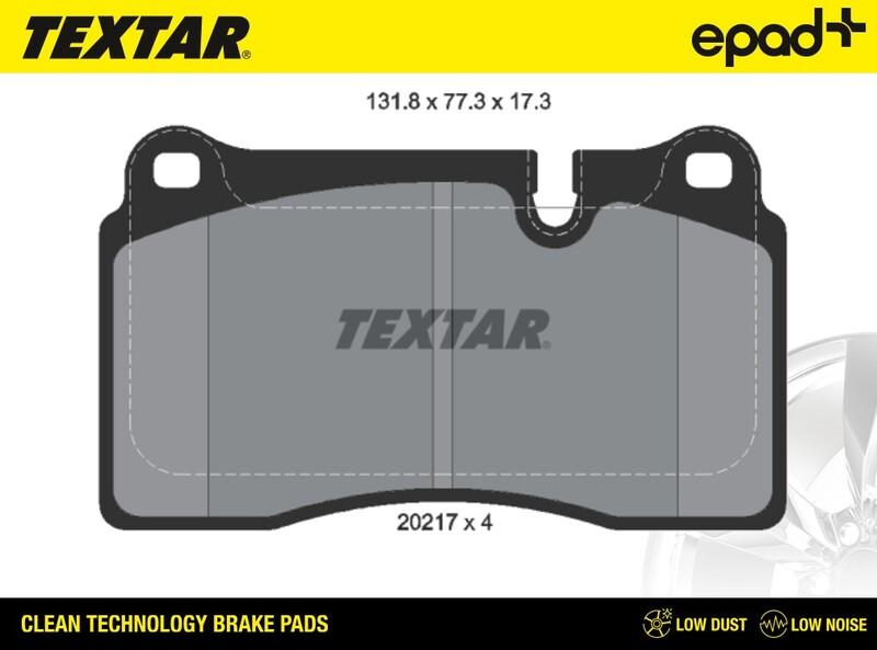 Textar 2021701CP - Komplet Pločica, disk-kočnica www.molydon.hr