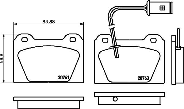 Textar 2076102 - Komplet Pločica, disk-kočnica www.molydon.hr