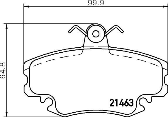 Textar 2146303 - Komplet Pločica, disk-kočnica www.molydon.hr