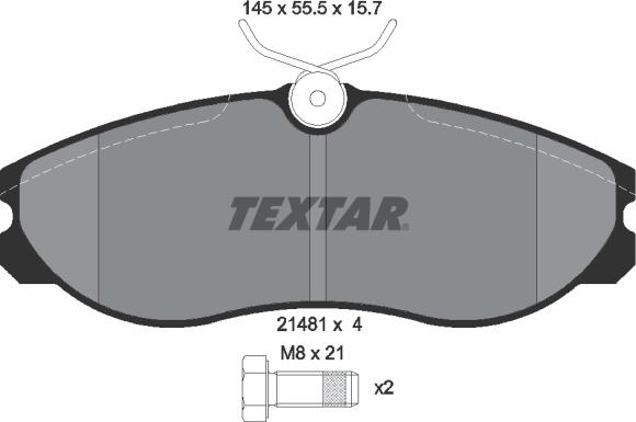 Textar 89011400 - Komplet kočnica, disk-kočnica www.molydon.hr