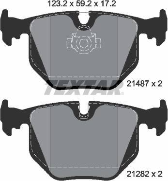 Textar 2148703 - Komplet Pločica, disk-kočnica www.molydon.hr