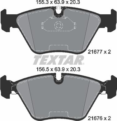 Textar 2167781 - Komplet Pločica, disk-kočnica www.molydon.hr