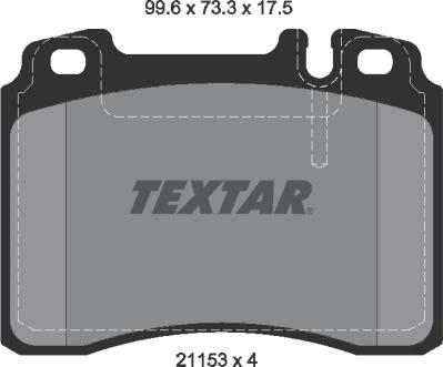 Textar 2115307 - Komplet Pločica, disk-kočnica www.molydon.hr