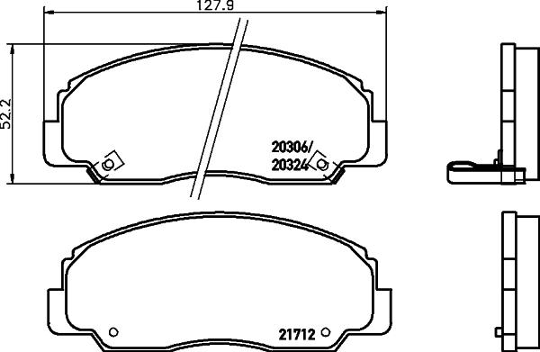 Textar 2171202 - Komplet Pločica, disk-kočnica www.molydon.hr