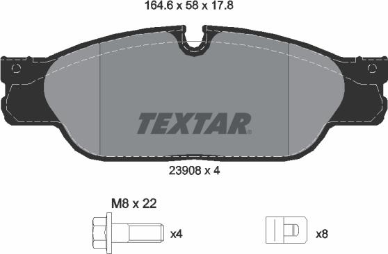 Textar 2390801 - Komplet Pločica, disk-kočnica www.molydon.hr