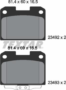 Textar 2349201 - Komplet Pločica, disk-kočnica www.molydon.hr