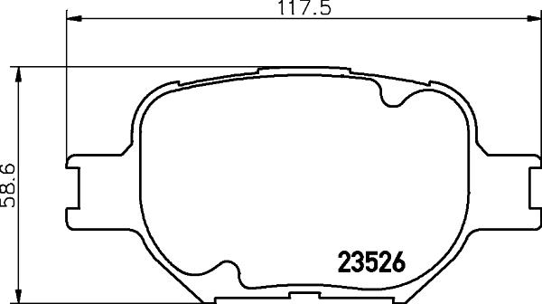 Textar 2352601 - Komplet Pločica, disk-kočnica www.molydon.hr