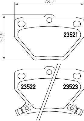 Textar 2352104 - Komplet Pločica, disk-kočnica www.molydon.hr