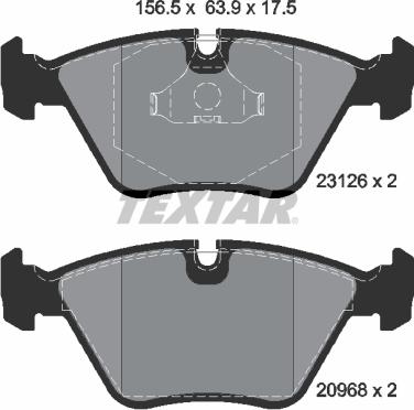 Textar 2312601 - Komplet Pločica, disk-kočnica www.molydon.hr