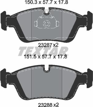 Textar 89014900 - Komplet kočnica, disk-kočnica www.molydon.hr