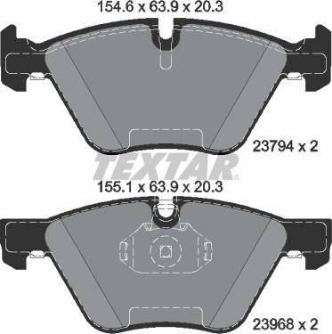 Textar 2379401 - Komplet Pločica, disk-kočnica www.molydon.hr