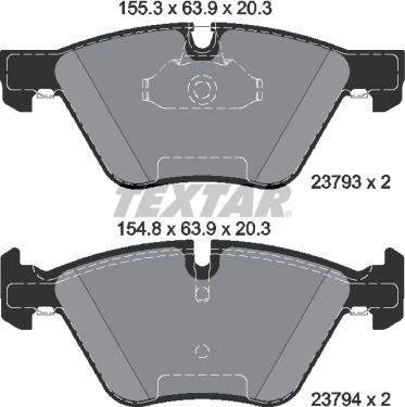 Textar 2379301 - Komplet Pločica, disk-kočnica www.molydon.hr