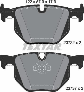 Textar 2373281 - Komplet Pločica, disk-kočnica www.molydon.hr