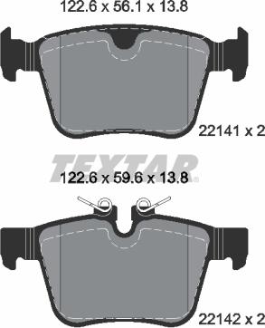 Textar 2214103 - Komplet Pločica, disk-kočnica www.molydon.hr