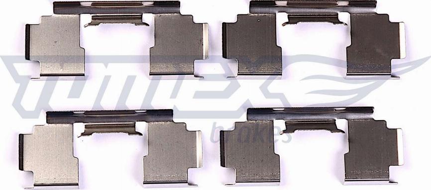 TOMEX brakes TX 44-15 - Komplet pribora, Pločica disk kočnice www.molydon.hr