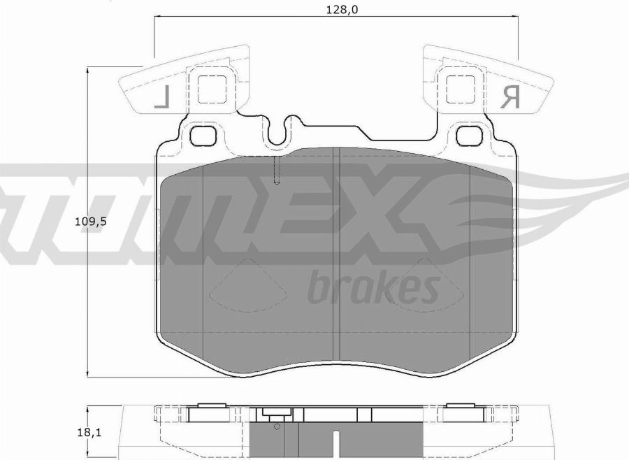 TOMEX brakes TX 60-32 - Komplet Pločica, disk-kočnica www.molydon.hr